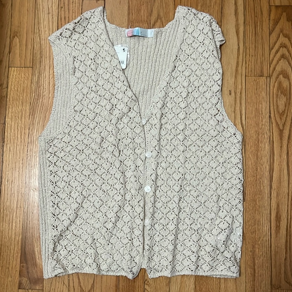 Free People Crocheted Vest